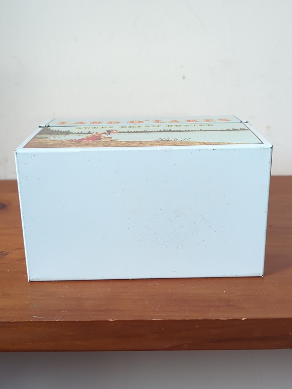 Vintage Land O'Lakes Sweet Cream Butter Tin Recipe Box With Recipes - Picture 6 of 9